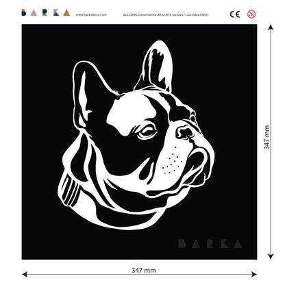 Bulldog sticker for IKEA LACK tables